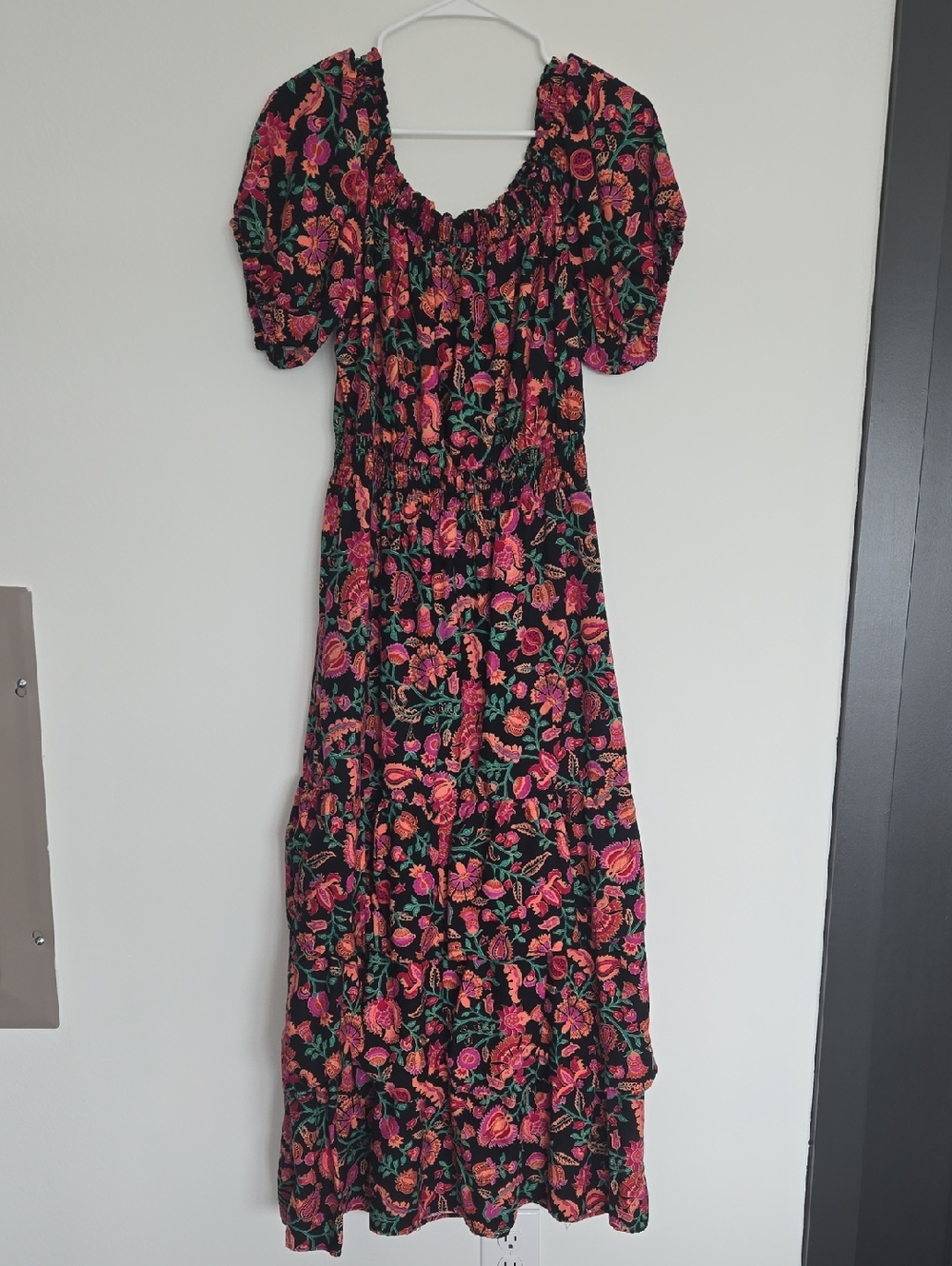 Festive floral Maxi Dress